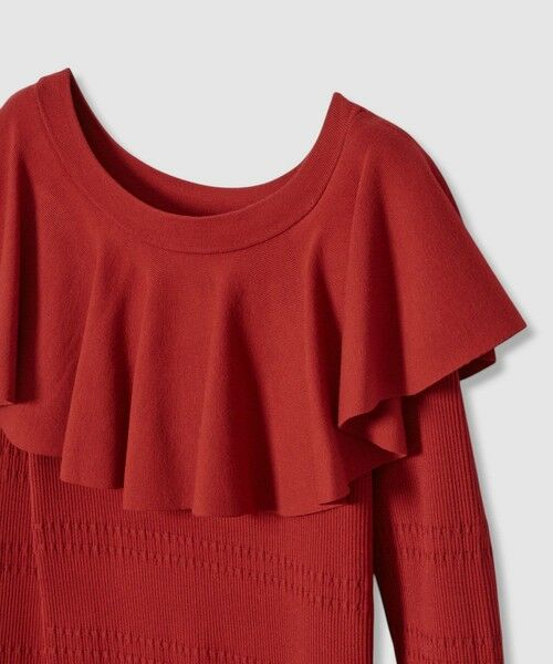 allureville / アルアバイル ニット・セーター | 【LOULOU WILLOUGHBY】ラッフルオフショルプルオーバー | 詳細14