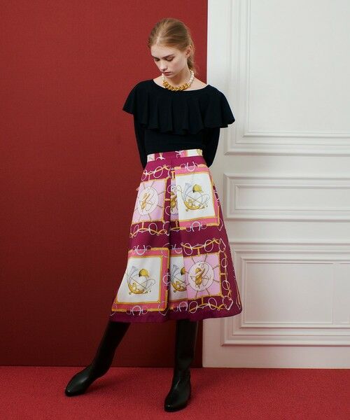 allureville / アルアバイル ニット・セーター | 【LOULOU WILLOUGHBY】ラッフルオフショルプルオーバー | 詳細25