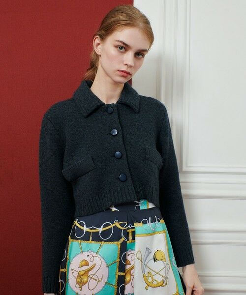 allureville / アルアバイル ニット・セーター | 【LOULOU WILLOUGHBY】デュアルレイヤード | 詳細10