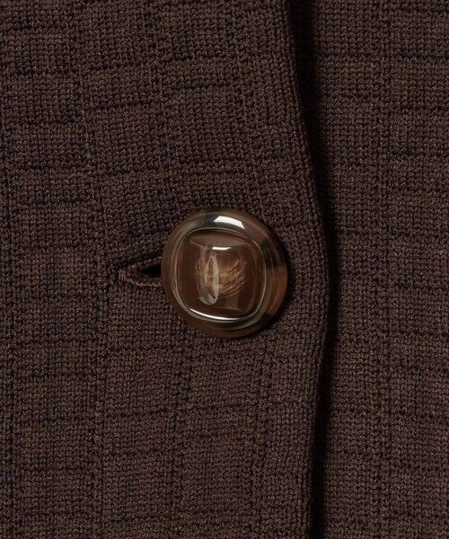 allureville / アルアバイル ニット・セーター | 【LOULOU WILLOUGHBY】ダブルジャガードパフニットジャケット | 詳細14