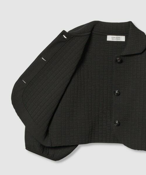 allureville / アルアバイル ニット・セーター | 【LOULOU WILLOUGHBY】ダブルジャガードパフニットジャケット | 詳細24