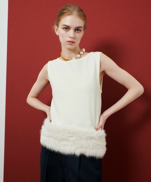 allureville / アルアバイル ニット・セーター | 【LOULOU WILLOUGHBY】ヘムファープルオーバー | 詳細1