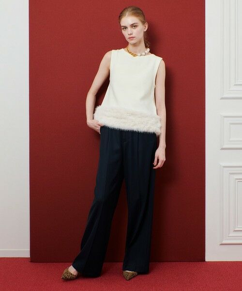 allureville / アルアバイル ニット・セーター | 【LOULOU WILLOUGHBY】ヘムファープルオーバー | 詳細4