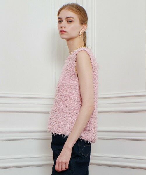 allureville / アルアバイル ニット・セーター | 【LOULOU WILLOUGHBY】リボンシャギープルオーバー | 詳細10