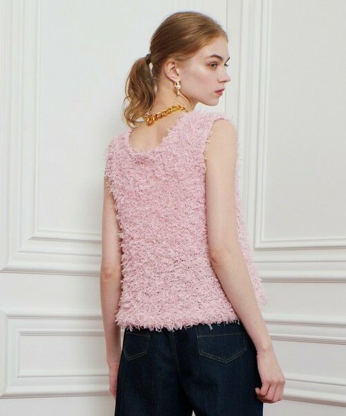 allureville / アルアバイル ニット・セーター | 【LOULOU WILLOUGHBY】リボンシャギープルオーバー | 詳細11