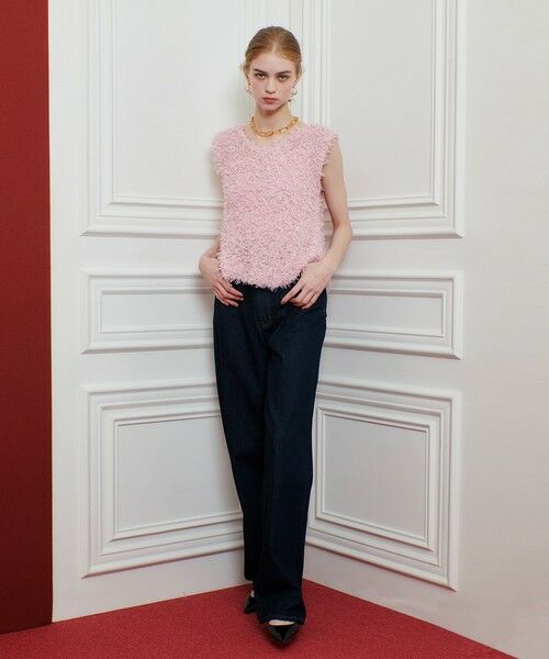 allureville / アルアバイル ニット・セーター | 【LOULOU WILLOUGHBY】リボンシャギープルオーバー | 詳細12