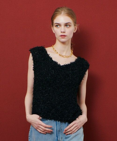 allureville / アルアバイル ニット・セーター | 【LOULOU WILLOUGHBY】リボンシャギープルオーバー | 詳細16