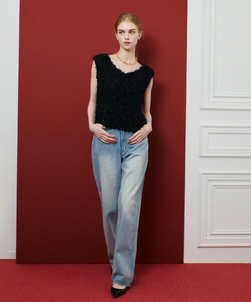 allureville / アルアバイル ニット・セーター | 【LOULOU WILLOUGHBY】リボンシャギープルオーバー | 詳細18