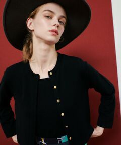 allureville / アルアバイル カーディガン・ボレロ | 【LOULOU WILLOUGHBY】メリノウールカラーカーディガン