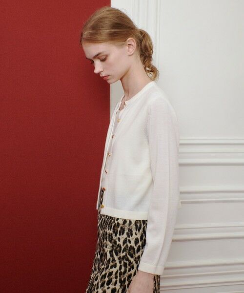 allureville / アルアバイル カーディガン・ボレロ | 【LOULOU WILLOUGHBY】メリノウールカラーカーディガン | 詳細2