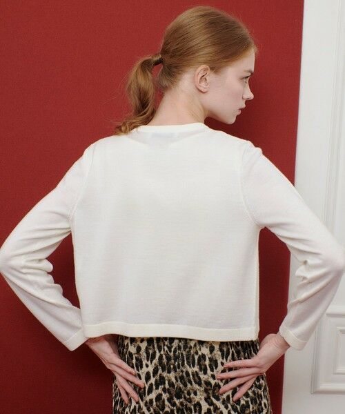 allureville / アルアバイル カーディガン・ボレロ | 【LOULOU WILLOUGHBY】メリノウールカラーカーディガン | 詳細4