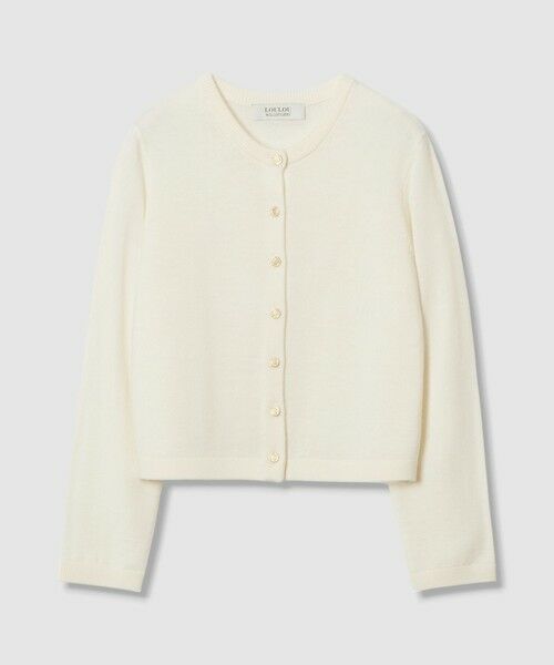 allureville / アルアバイル カーディガン・ボレロ | 【LOULOU WILLOUGHBY】メリノウールカラーカーディガン | 詳細5