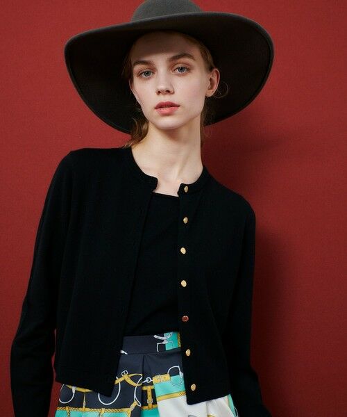 allureville / アルアバイル カーディガン・ボレロ | 【LOULOU WILLOUGHBY】メリノウールカラーカーディガン | 詳細24