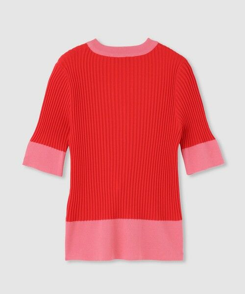 allureville / アルアバイル カーディガン・ボレロ | ◇ 【LOULOU WILLOUGHBY】バイカラーキーネック5分袖カーディガン | 詳細7