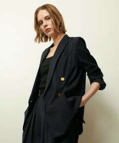 allureville / アルアバイル テーラードジャケット | トリアセサイロピークドラペルジャケット