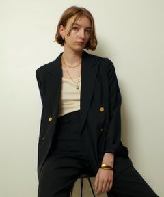 allureville / アルアバイル テーラードジャケット | トリアセサイロピークドラペルジャケット