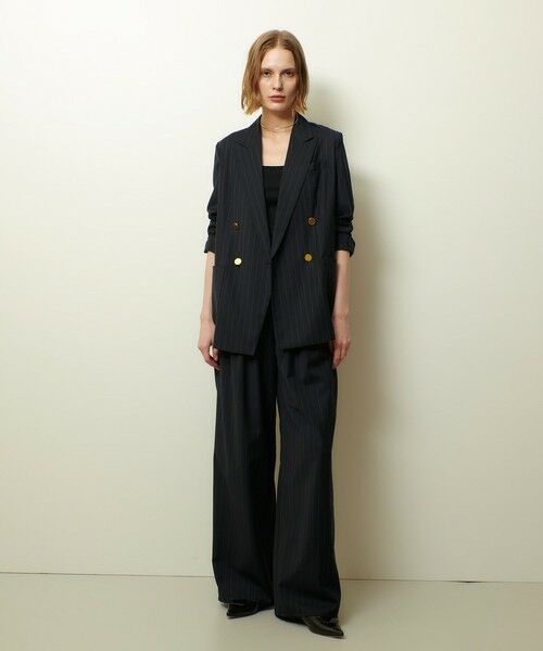 allureville / アルアバイル テーラードジャケット | トリアセサイロピークドラペルジャケット | 詳細5