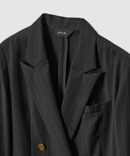 allureville / アルアバイル テーラードジャケット | トリアセサイロピークドラペルジャケット | 詳細8