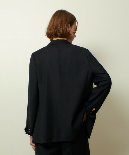 allureville / アルアバイル テーラードジャケット | トリアセサイロピークドラペルジャケット | 詳細18