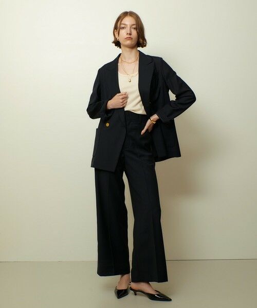allureville / アルアバイル テーラードジャケット | トリアセサイロピークドラペルジャケット | 詳細19
