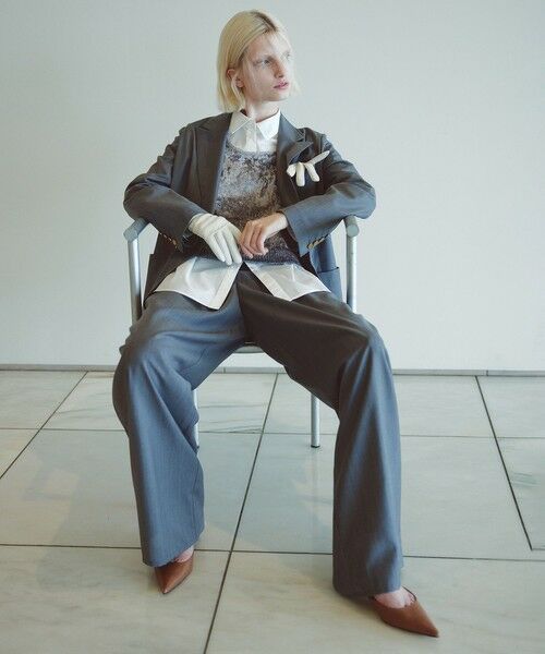 allureville / アルアバイル テーラードジャケット | トリアセサイロピークドラペルジャケット | 詳細25