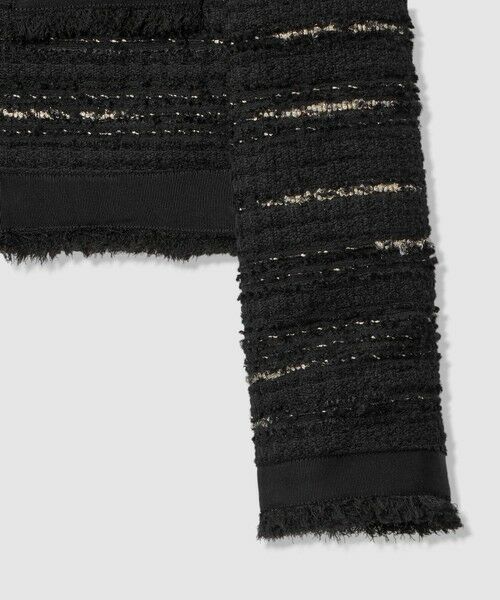 allureville / アルアバイル ノーカラージャケット | ジオリカツイードラウンドネックジャケット | 詳細21