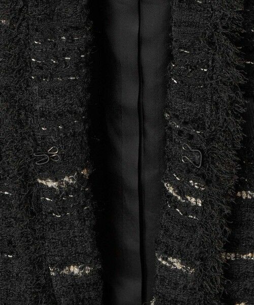 allureville / アルアバイル ノーカラージャケット | ジオリカツイードラウンドネックジャケット | 詳細22