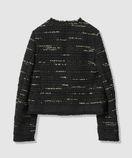 allureville / アルアバイル ノーカラージャケット | ジオリカツイードラウンドネックジャケット | 詳細17