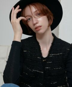 allureville / アルアバイル ベスト | ジオリカツィードフリンジジレ