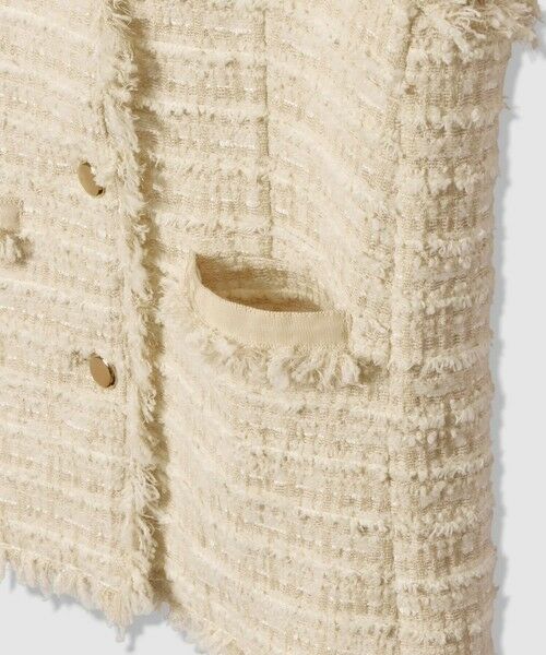 allureville / アルアバイル ベスト | ジオリカツィードフリンジジレ | 詳細9