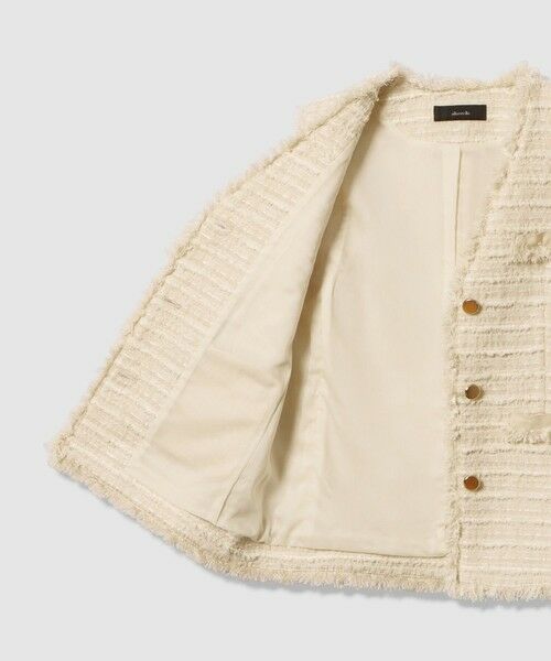 allureville / アルアバイル ベスト | ジオリカツィードフリンジジレ | 詳細11