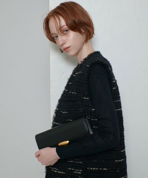 allureville / アルアバイル ベスト | ジオリカツィードフリンジジレ | 詳細13