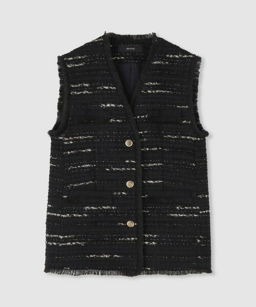 allureville / アルアバイル ベスト | ジオリカツィードフリンジジレ | 詳細20