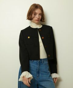 たこ焼き♡新品☆ネイビーノーカラージャケット☆YAMADAYA☆送料込み ノーカラージャケット | ファッション通販 タカシマヤ