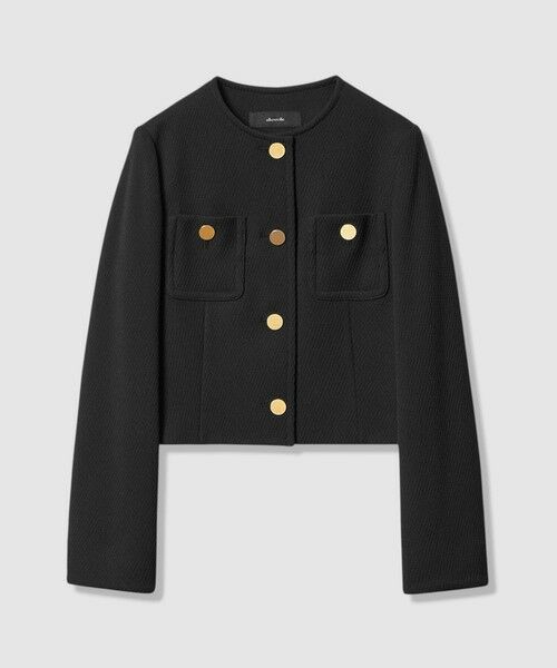 allureville / アルアバイル ノーカラージャケット | ダンボールジャージノーカラージャケット | 詳細11