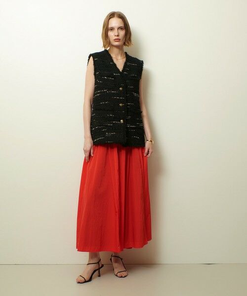 allureville / アルアバイル ミニ・ひざ丈スカート | ナイロンタフタシャーリングスカート | 詳細4