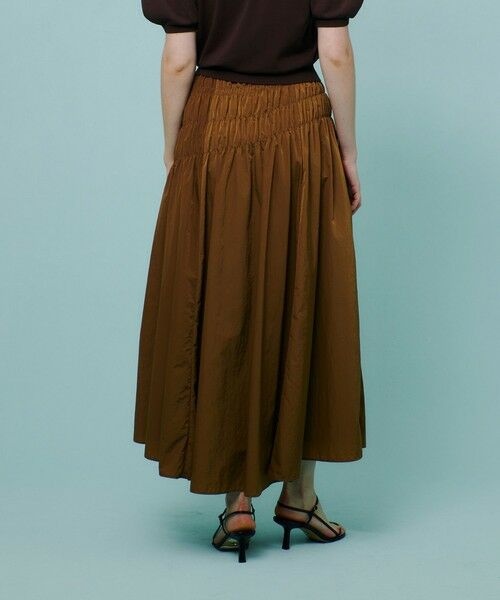 allureville / アルアバイル ミニ・ひざ丈スカート | ナイロンタフタシャーリングスカート | 詳細10