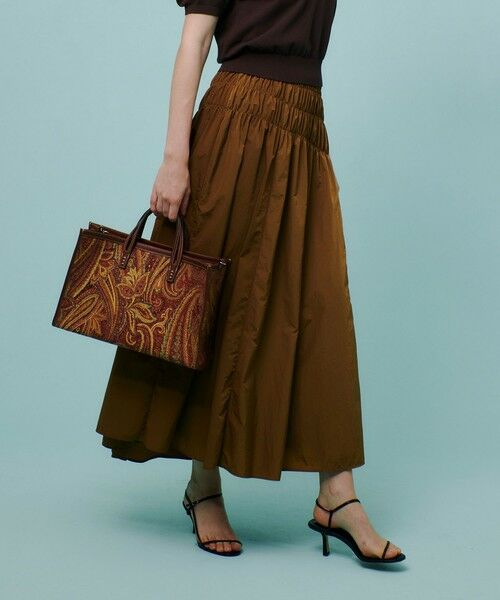 allureville / アルアバイル ミニ・ひざ丈スカート | ナイロンタフタシャーリングスカート | 詳細8