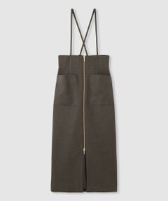 allureville / アルアバイル ミニ・ひざ丈スカート | メランジピンヘッドサススカート