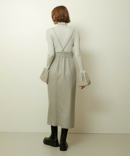 allureville / アルアバイル ミニ・ひざ丈スカート | メランジピンヘッドサススカート | 詳細2