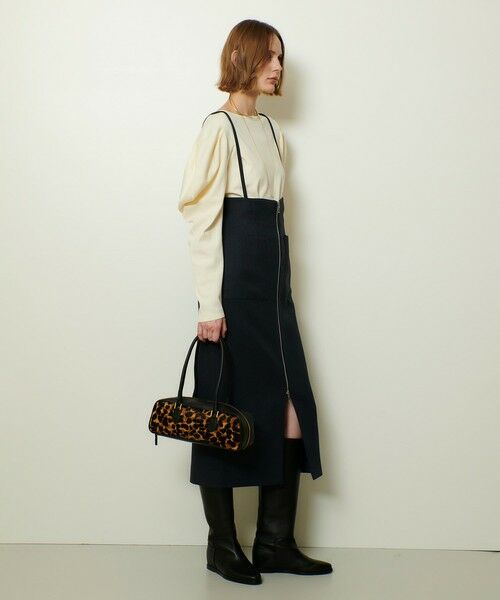 allureville / アルアバイル ミニ・ひざ丈スカート | メランジピンヘッドサススカート | 詳細12