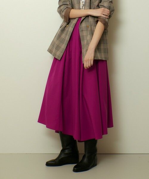 allureville / アルアバイル ミニ・ひざ丈スカート | タイプライターイレギュラーヘムスカート | 詳細4