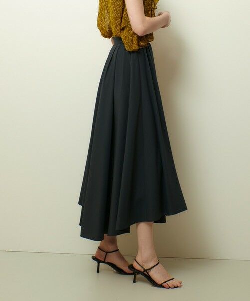 allureville / アルアバイル ミニ・ひざ丈スカート | タイプライターイレギュラーヘムスカート | 詳細8