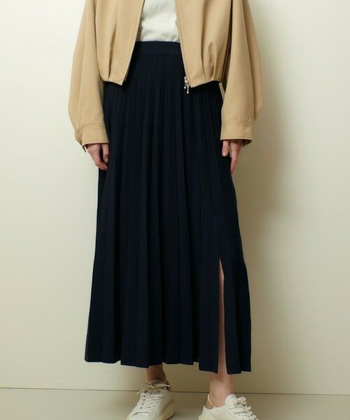 allureville / アルアバイル ミニ・ひざ丈スカート | ソウバリシアーコンビプリーツスカート | 詳細15