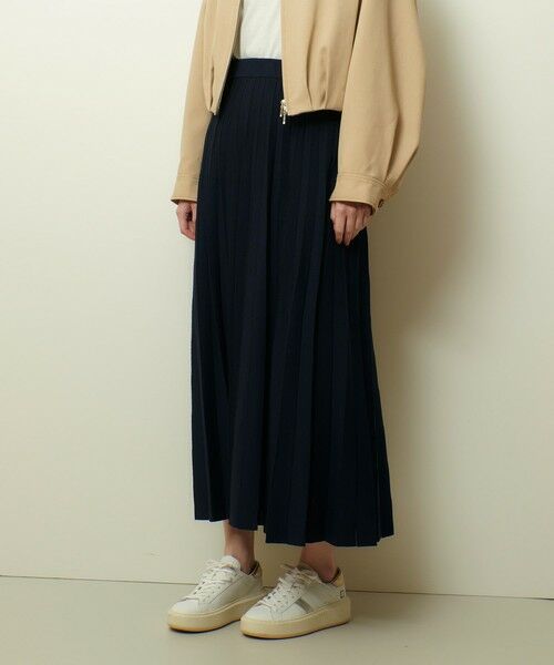 allureville / アルアバイル ミニ・ひざ丈スカート | ソウバリシアーコンビプリーツスカート | 詳細16