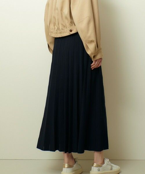 allureville / アルアバイル ミニ・ひざ丈スカート | ソウバリシアーコンビプリーツスカート | 詳細18