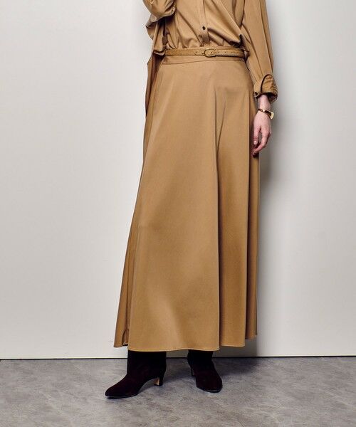 allureville / アルアバイル ミニ・ひざ丈スカート | フィブリルバイヤスナロースカート | 詳細1