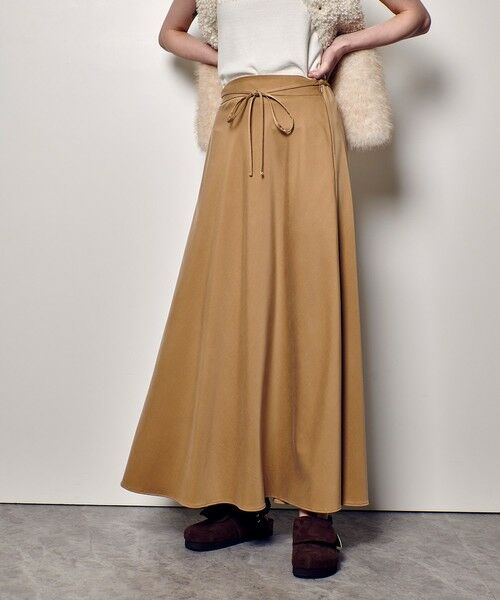 allureville / アルアバイル ミニ・ひざ丈スカート | フィブリルバイヤスナロースカート | 詳細5