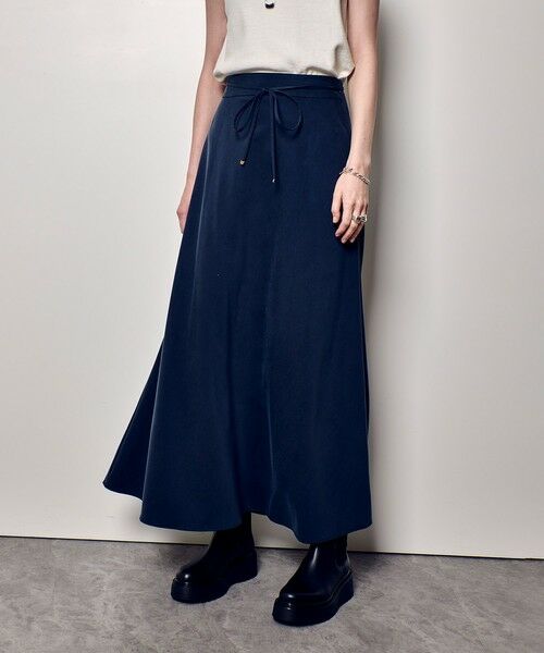 allureville / アルアバイル ミニ・ひざ丈スカート | フィブリルバイヤスナロースカート | 詳細10