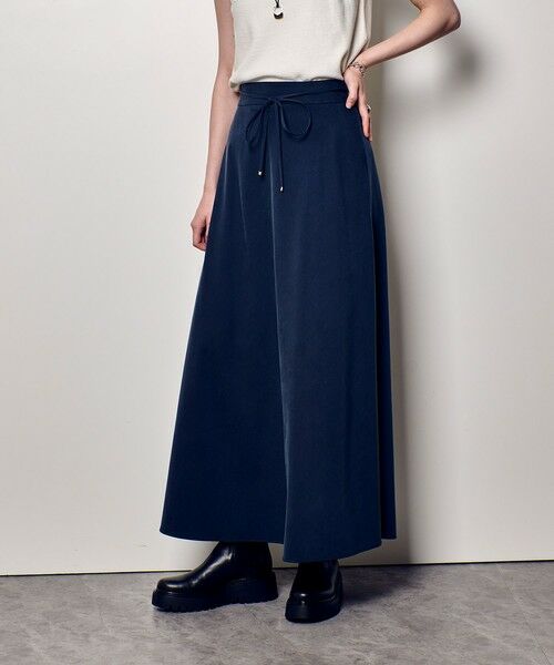 allureville / アルアバイル ミニ・ひざ丈スカート | フィブリルバイヤスナロースカート | 詳細11